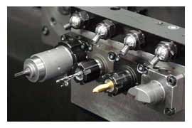 Rotary Broach holder installed in the machine