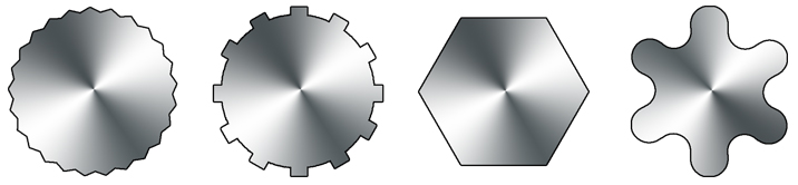 external rotary broach profiles